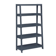 Homelegance B2024BU-16S4 Sloane Navy Blue 4 Fixed Bookshelf
