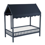 Homelegance B2024BUCP-1 Sloane Navy Blue Twin Canopy Platform Bed ( Trundle / Storage Drawers Sold Separately )