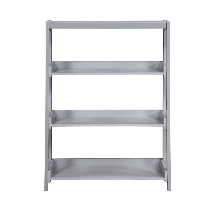 Homelegance B2024GY-16S3 Sloane Gray 3 Fixed Bookshelf