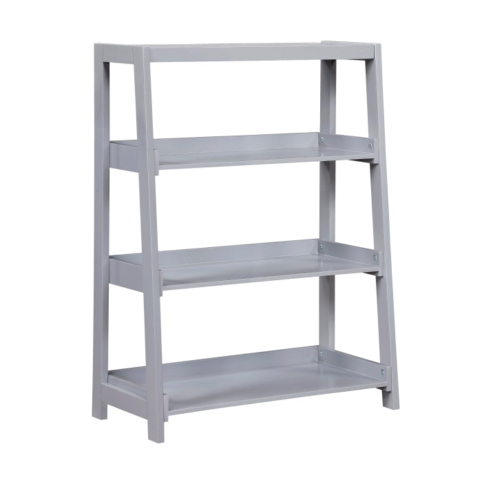 Homelegance B2024GY-16S3 Sloane Gray 3 Fixed Bookshelf