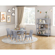 Homelegance B2024GY-16S3 Sloane Gray 3 Fixed Bookshelf