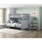 Homelegance B2024GY-16S3 Sloane Gray 3 Fixed Bookshelf