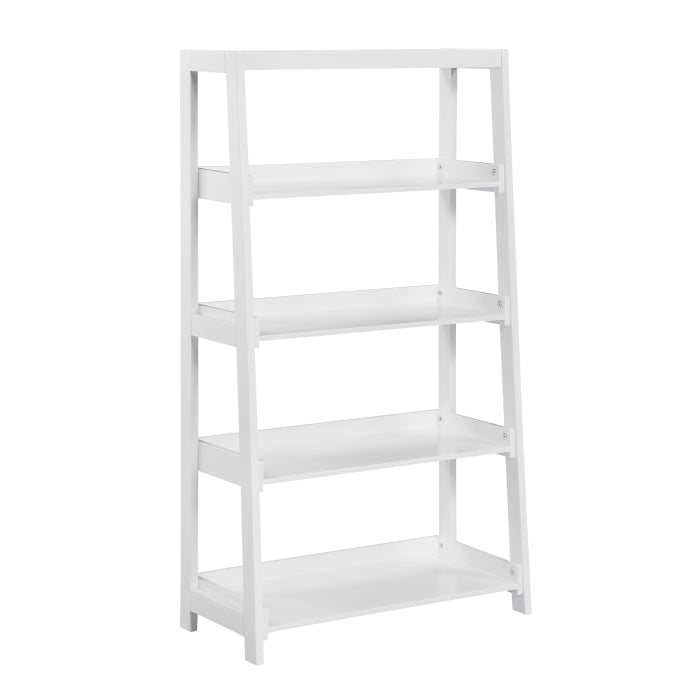 Homelegance B2024WH-16S4 Sloane White 4 Fixed Bookshelf