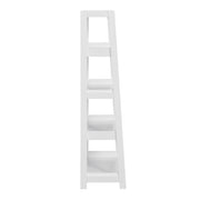 Homelegance B2024WH-16S4 Sloane White 4 Fixed Bookshelf