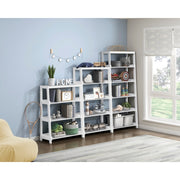 Homelegance B2024WH-16S5 Sloane White 5 Fixed Bookshelf