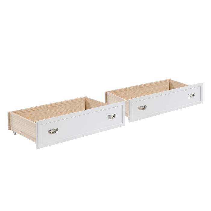 Homelegance B2024WH-T Sloane White Under Storage 2 Pieces