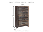 Ashley B211-46 Drystan Chest 5 Drawers ( Special Order )