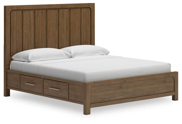 Ashley B974B8 Cabalynn King Panel Bed with Storage