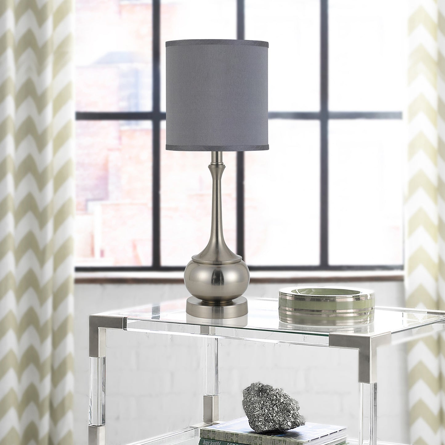 Cal Lighting BO-2256TB-BS Tapron Metal Accent Lamp