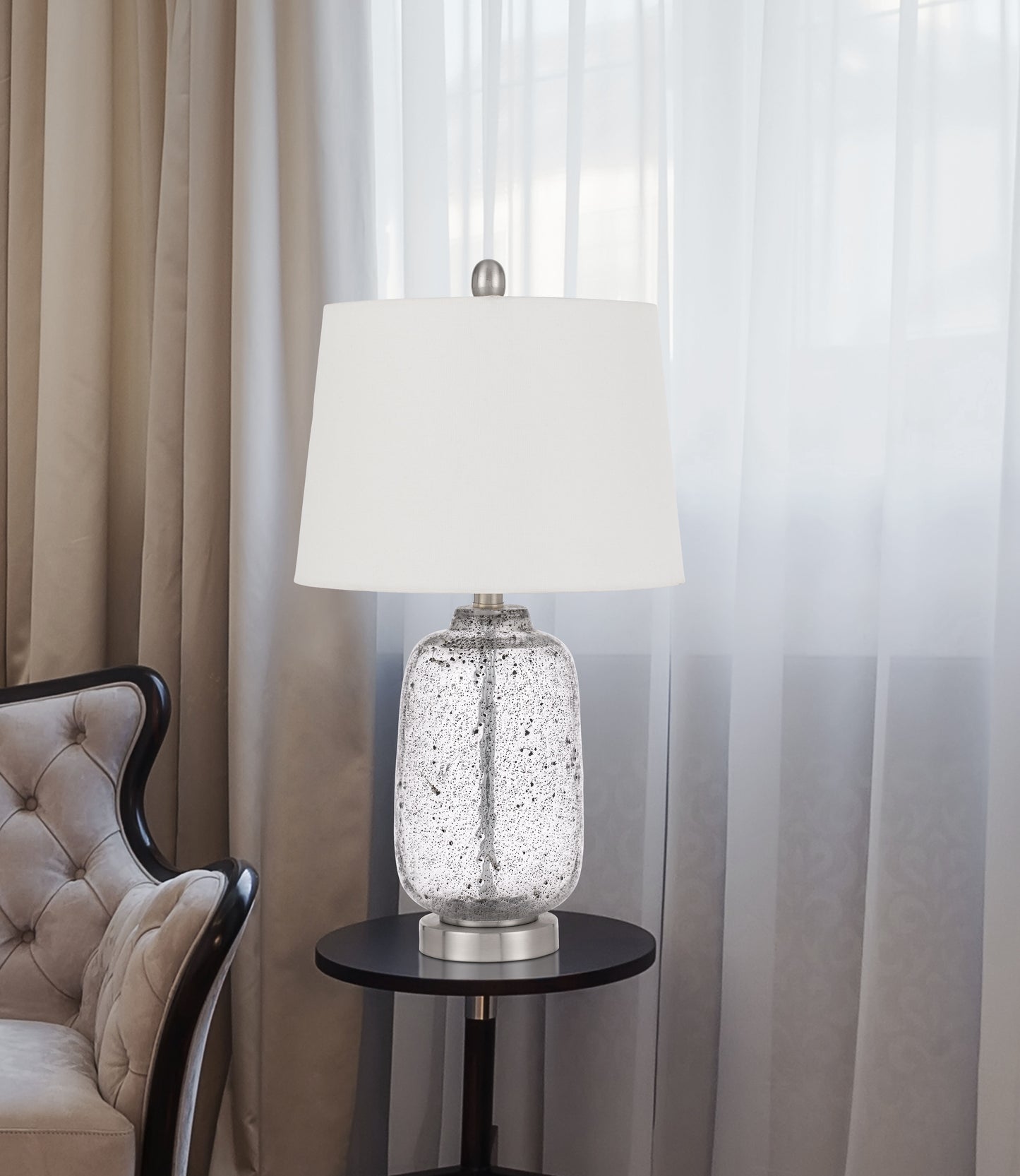Cal Lighting BO-3037TB Solaro Glass Table Lamp