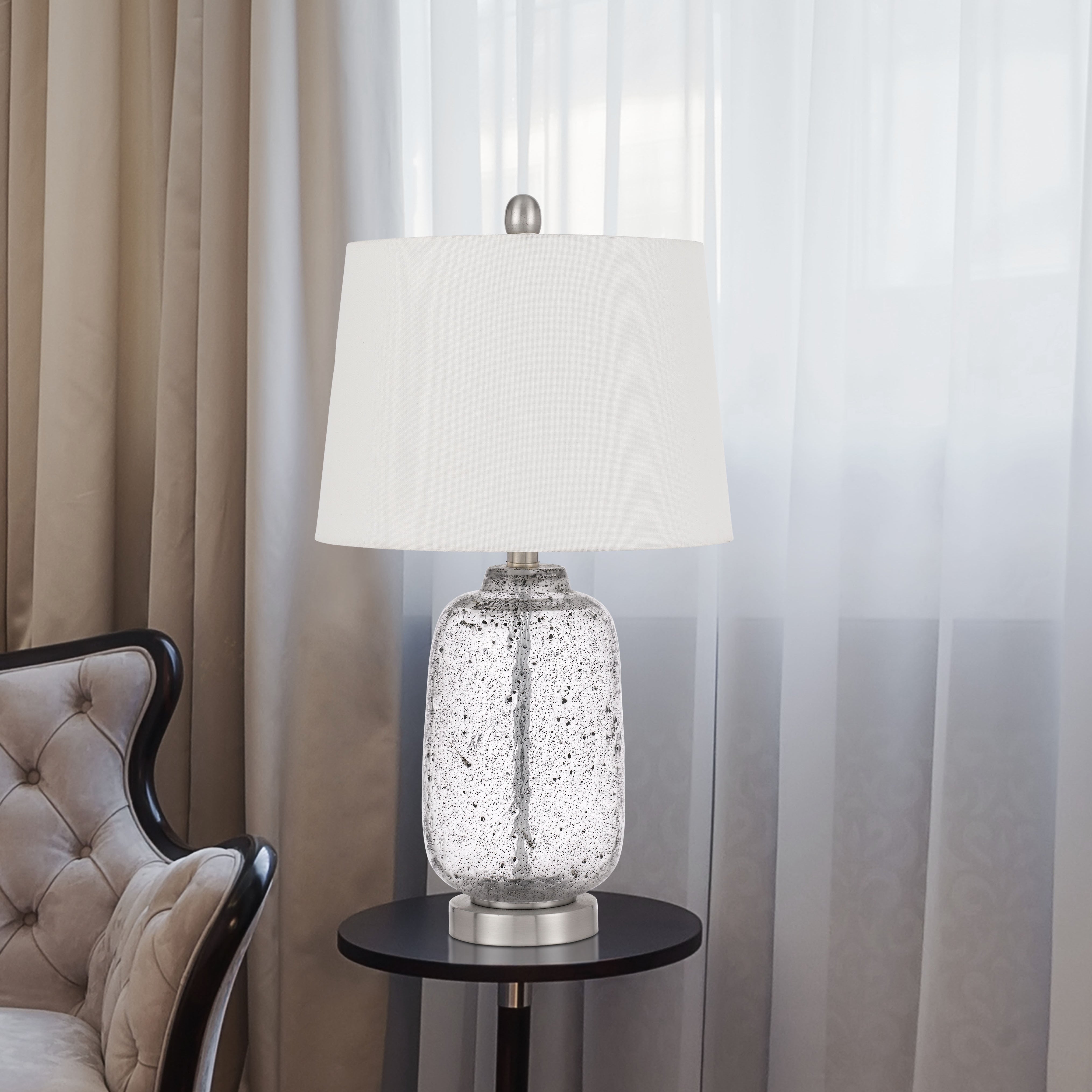 Cal Lighting BO-3037TB Solaro Glass Table Lamp