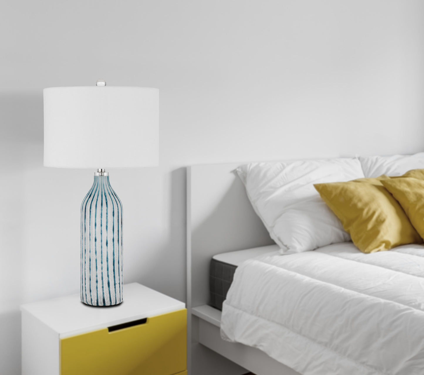 Cal Lighting BO-3042TB Iveruno Glass Table Lamp