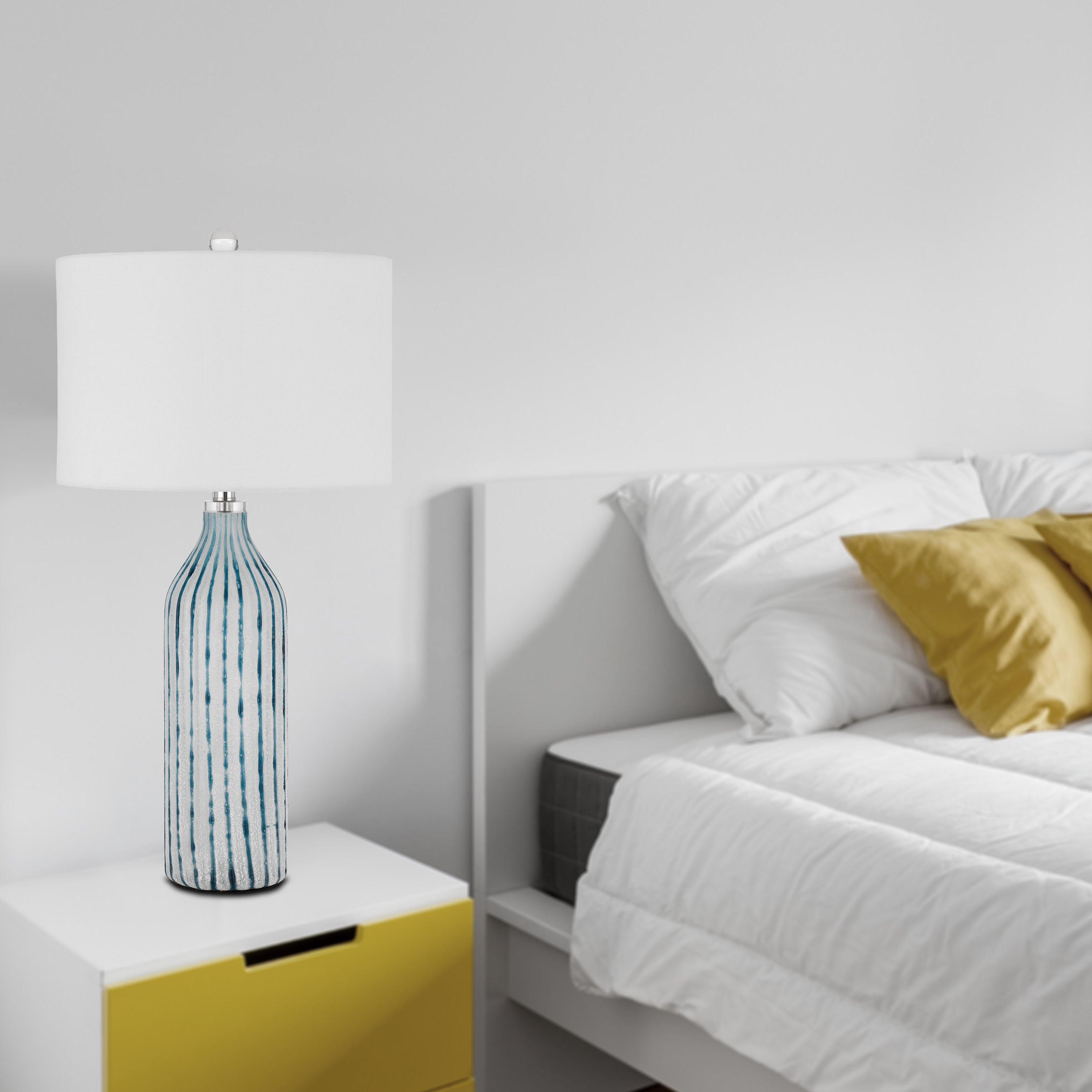 Cal Lighting BO-3042TB Iveruno Glass Table Lamp