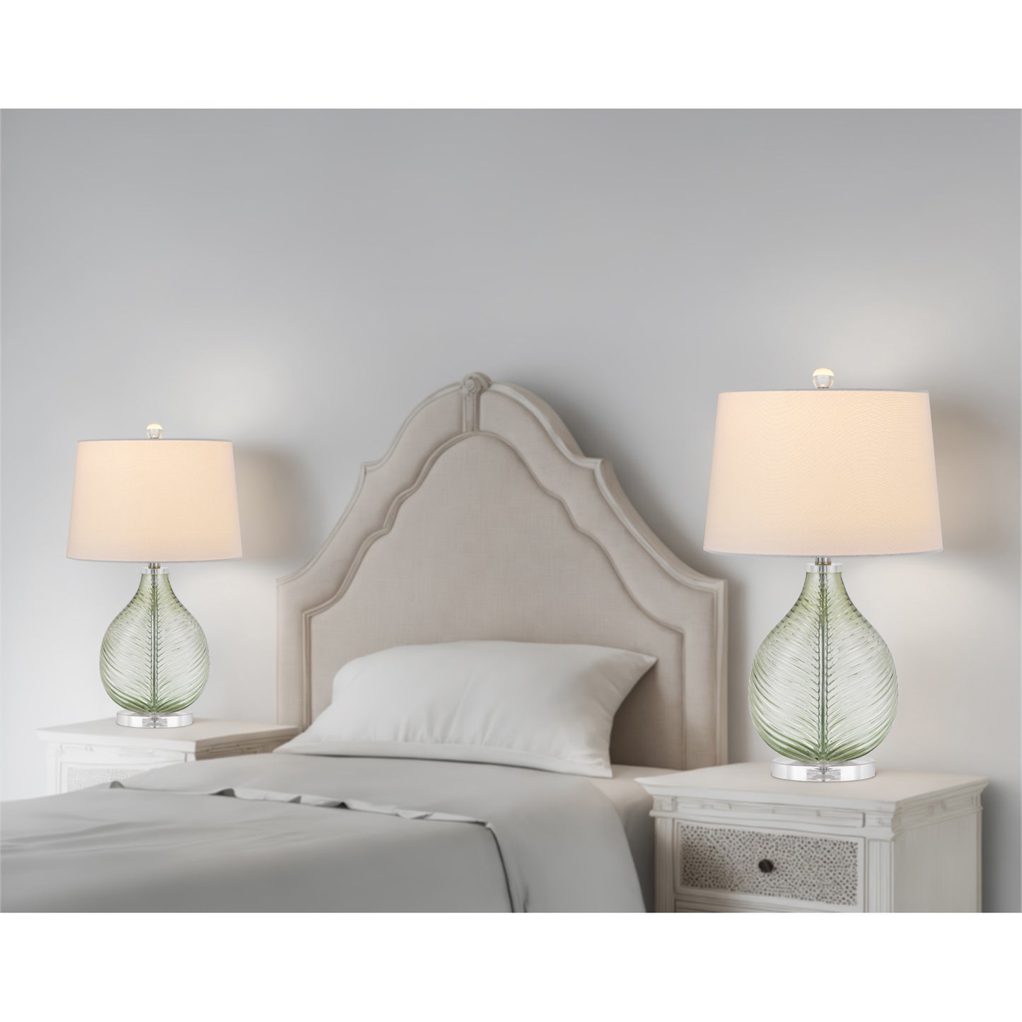 Cal Lighting BO-3210TB Coral Glass Table Lamp