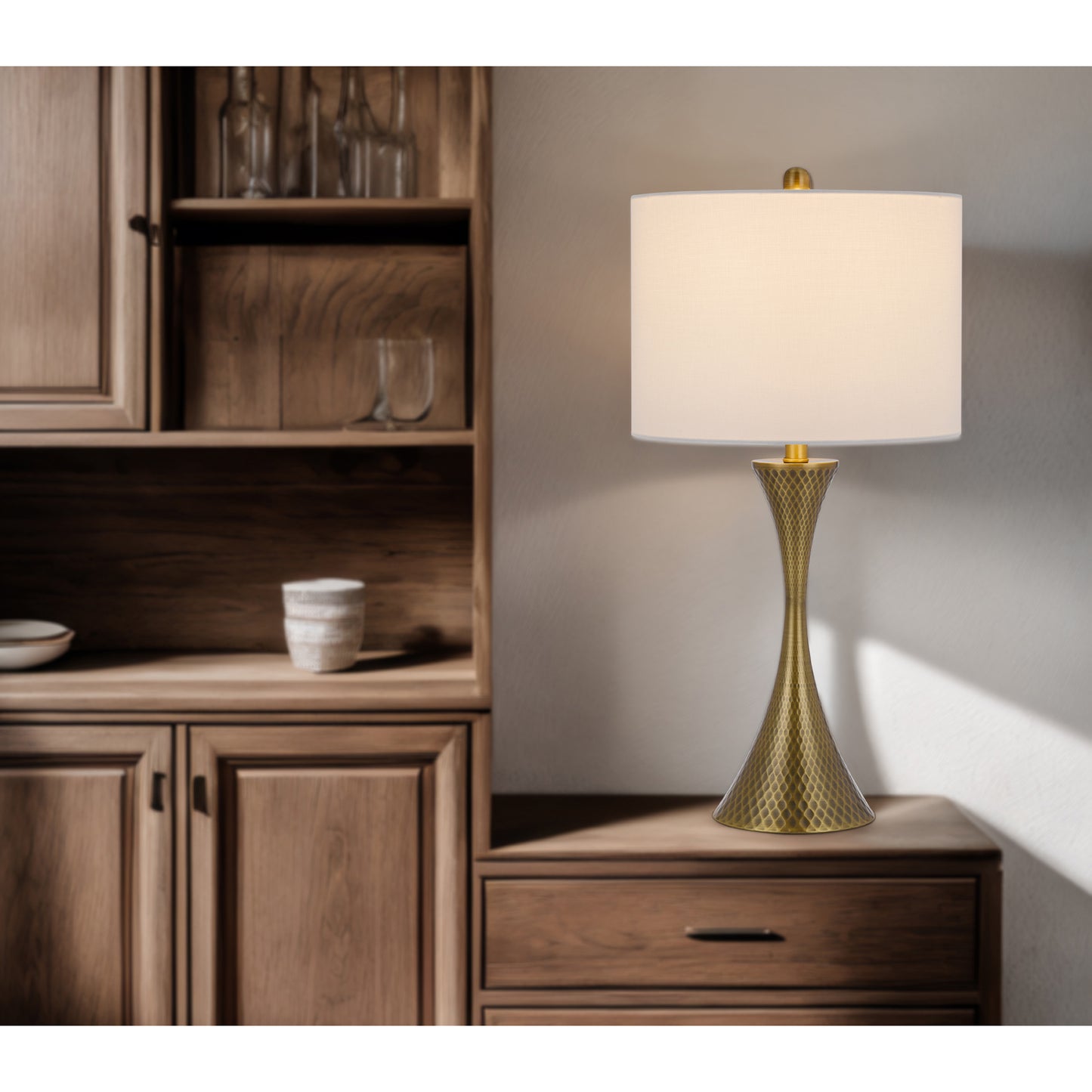 Cal Lighting BO-3225TB Imola Metal Table Lamp