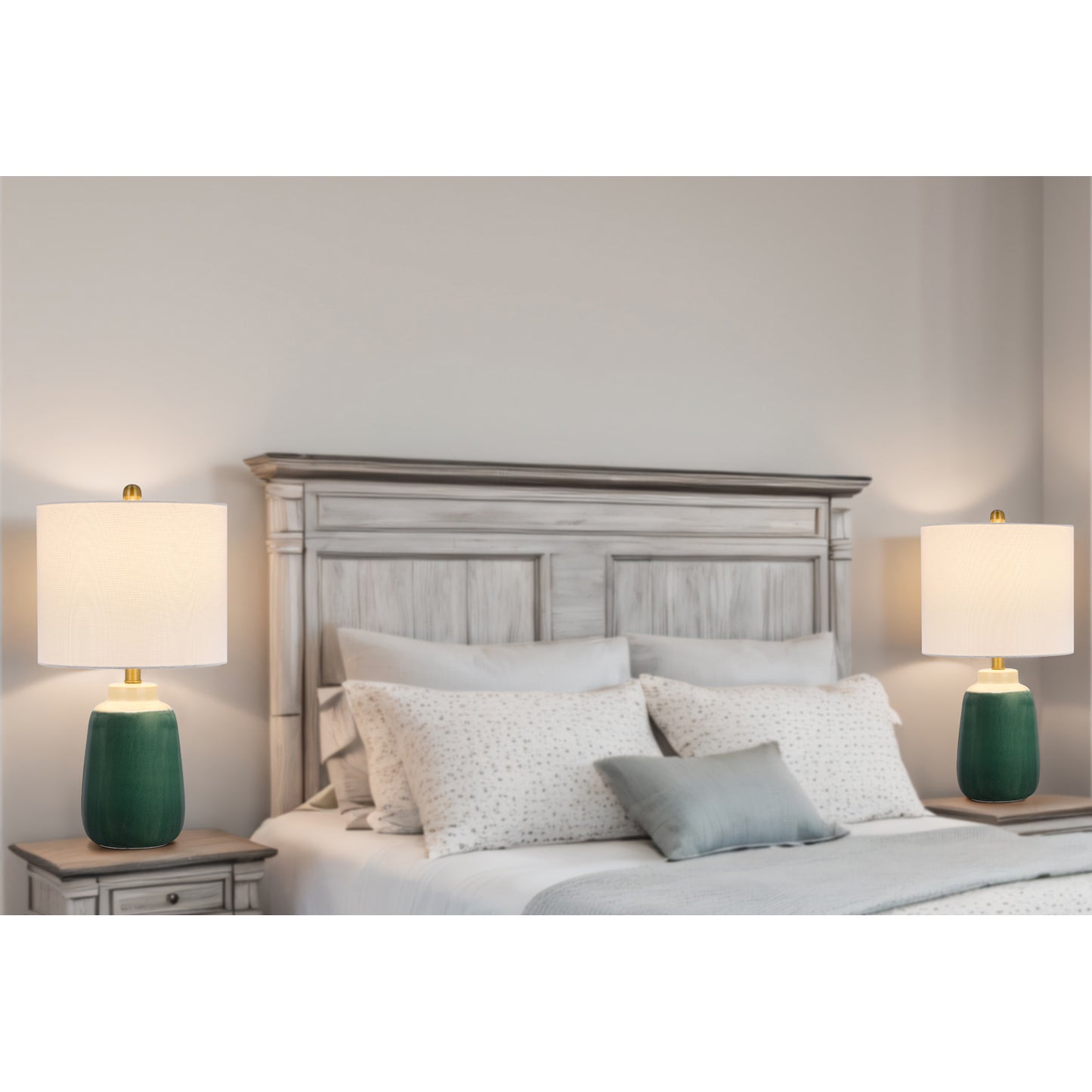Cal Lighting BO-3228TB Crotone Ceramic Table Lamp