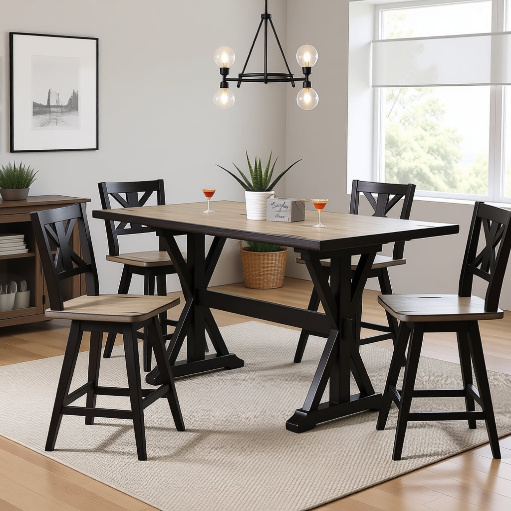 Urban Styles 2872 Orlando Swivel Counter Height Chair
