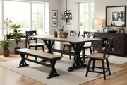 Urban Styles 1871 / 1870 Orlando 78x34 5 Piece Dining Set