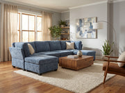 Milton Orchid Double Chaise Sectional