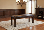 Urban Styles 1693 Madison Cappuccino Dining Bench