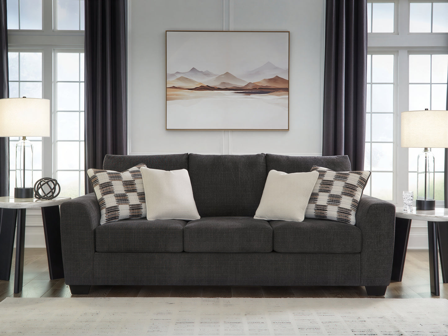 Ashley 6310138 Loreo Ebony Sofa