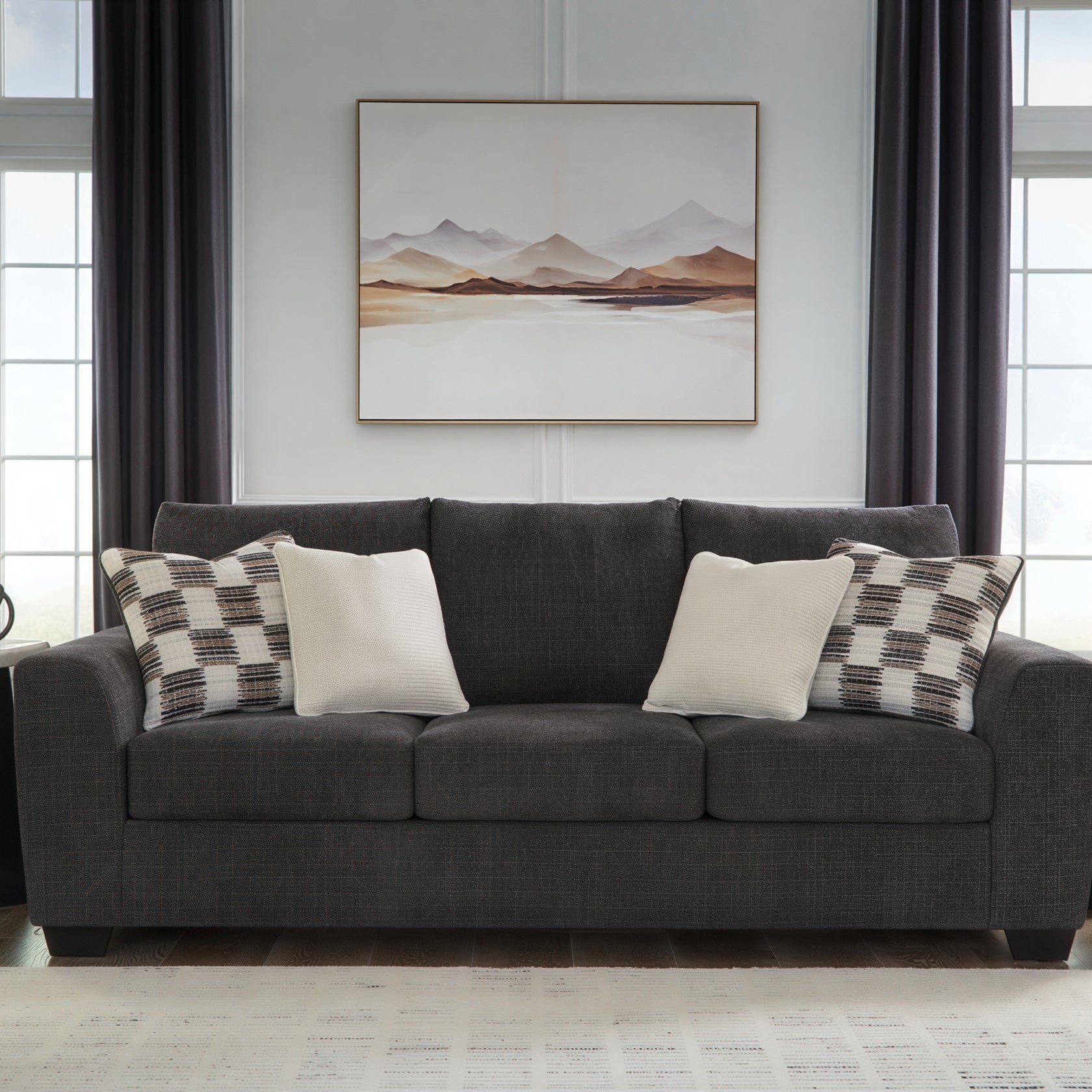 Ashley 6310138 Loreo Ebony Sofa
