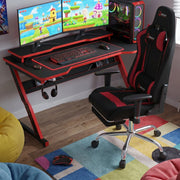 Milton SJM1005G-RED Black & Red Gaming Chair