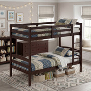 FOA FM-BK110ES-T Finsbury Espresso Twin / Twin Bunk Bed