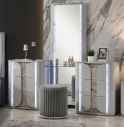 FOA FM72011LG-V-SET Cleburne LED Vanity w/ Stool Set