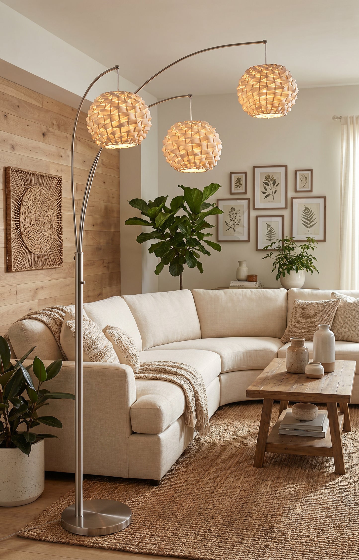 Lite Source LS-82268 Linterna 3 Arc Lamp