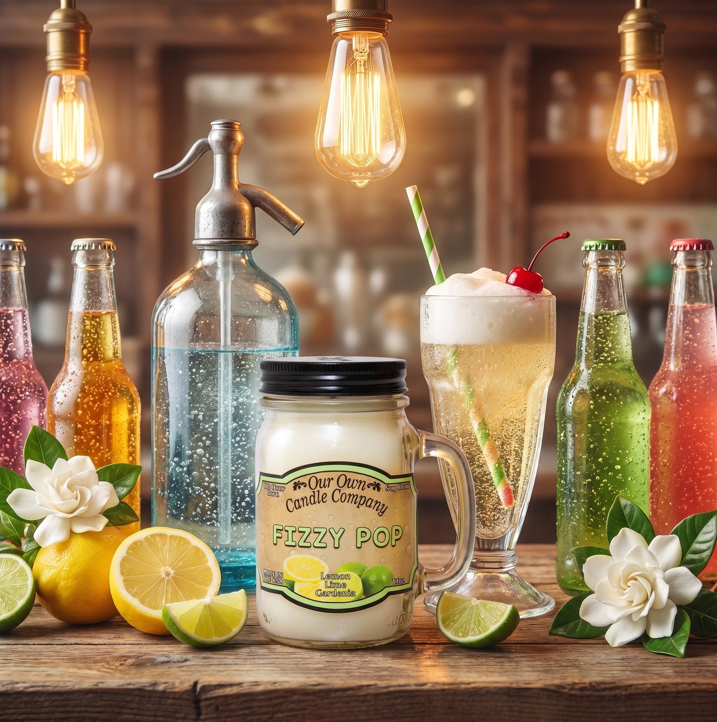 Our Own Candle Company Fizzy Pop Mason Jar