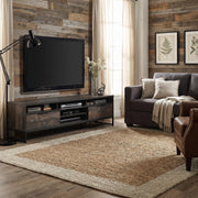 Milton 2022 71" Rustic Gray 3 Shelves & 2 Drawers TV Stand
