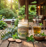 Our Own Candle Company Peppermint & Eucalyptus Mason Jar Candle