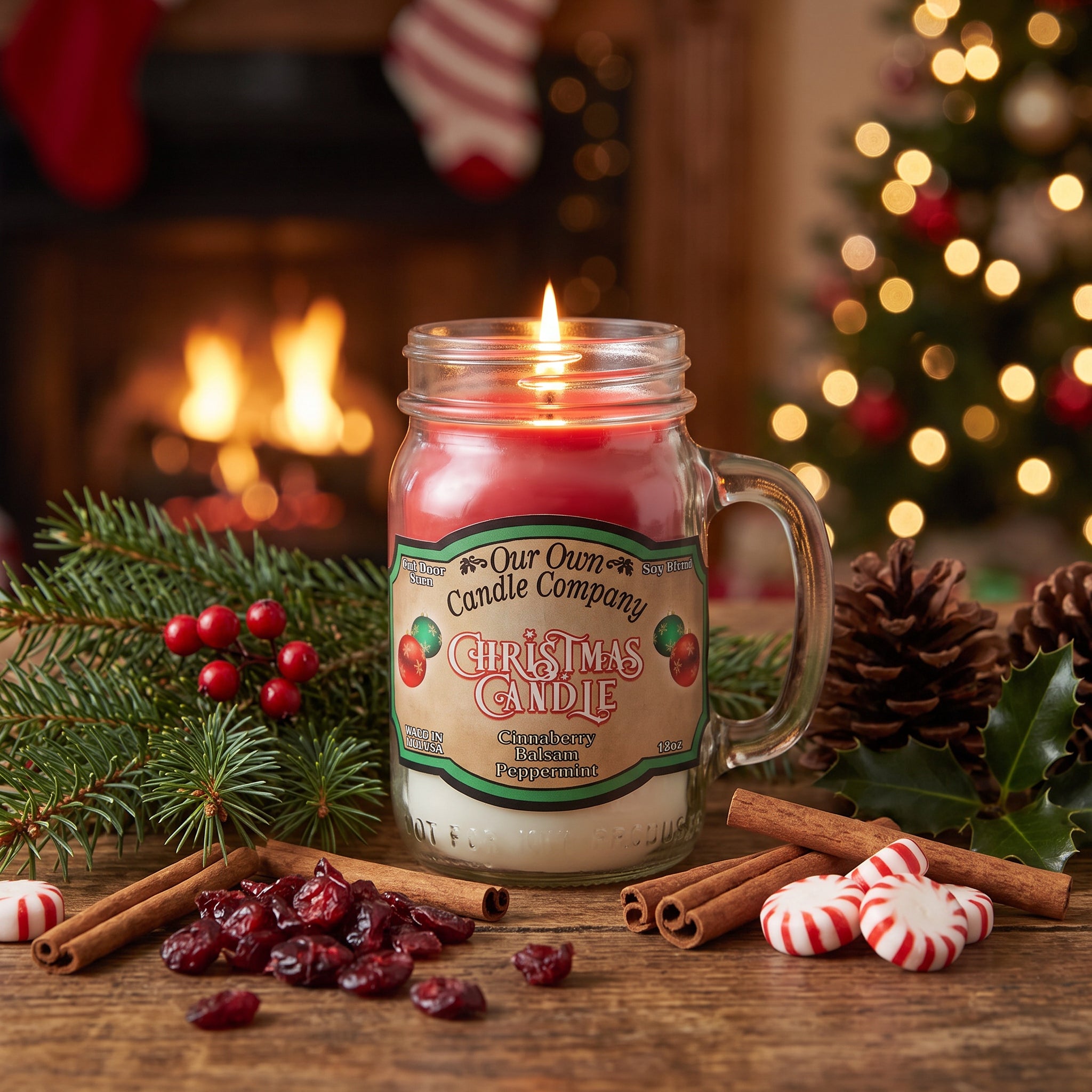 Our Own Candle Company A Christmas Candle Mason Jar