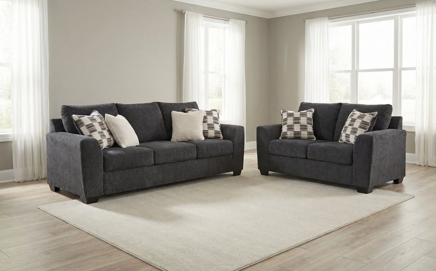 Ashley 6310138 Loreo Ebony Sofa