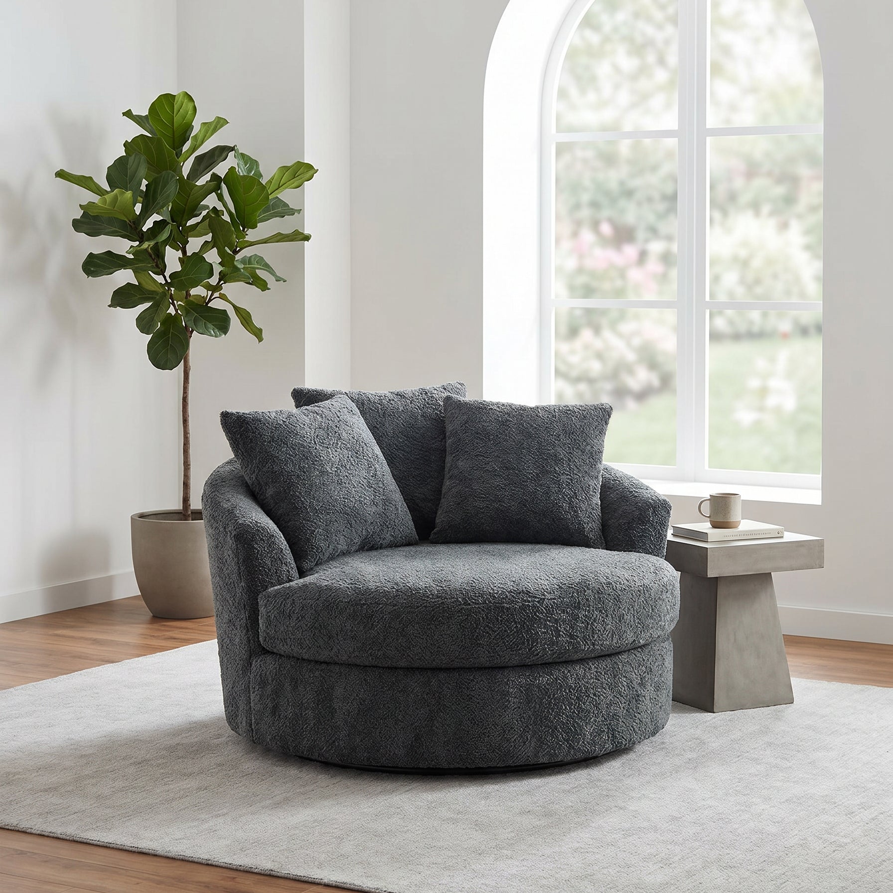 Stanton 98957 Puppy Charcoal XL Swivel Chair