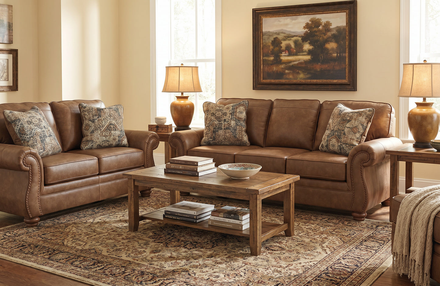 Ashley PC5590238 / 235 Chasemore Earth Sofa and Loveseat Set