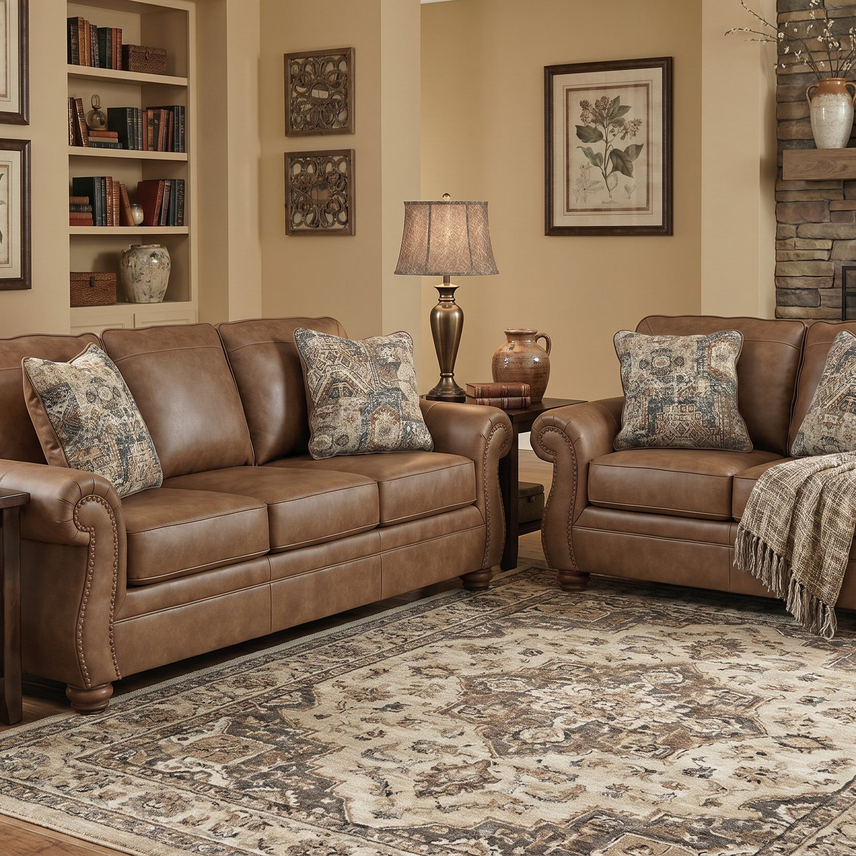 Ashley PC5590238 / 235 Chasemore Earth Sofa and Loveseat Set