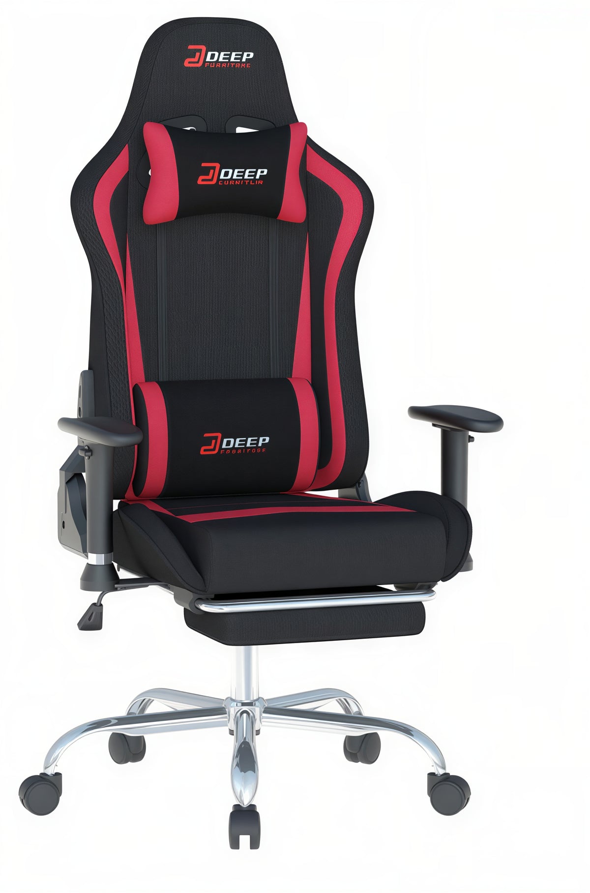 Milton SJM1005G-RED Black & Red Gaming Chair