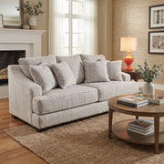 Stanton 37601 Zaftig Dove Sofa w/ Alessio Dove & Zaftig Dove Pillows