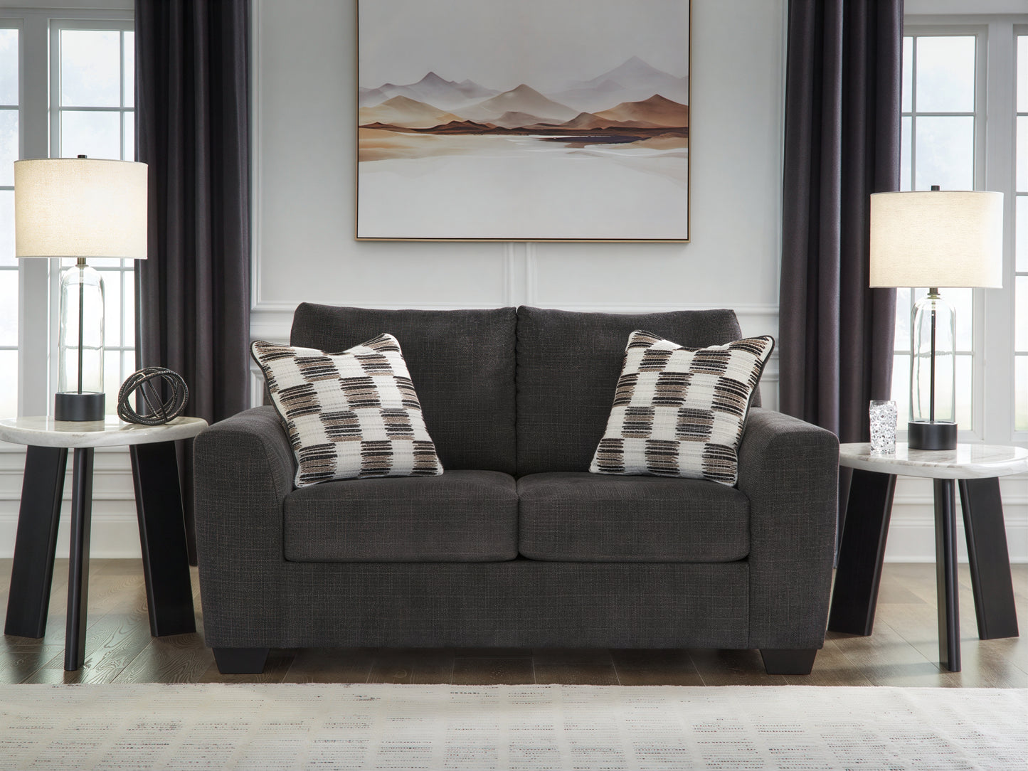 Ashley 6310135 Loreo Ebony Loveseat