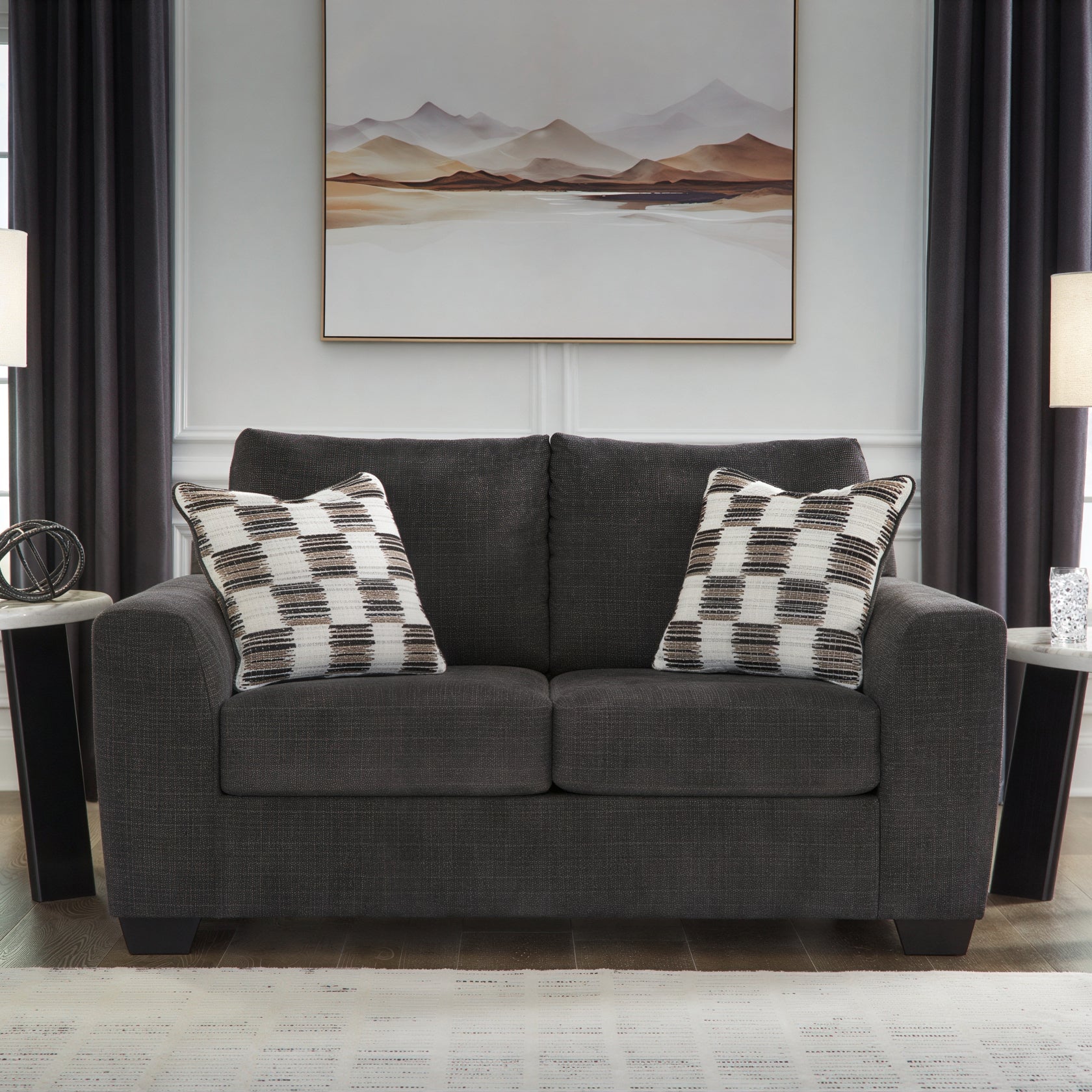 Ashley 6310135 Loreo Ebony Loveseat
