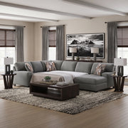 Ashley PC48405S6 Newellen Greystone 3 Piece Sectional Sleeper w/ RHF Chaise