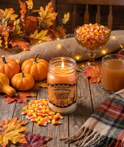Our Own Candle Company Candy Corn Mason Jar