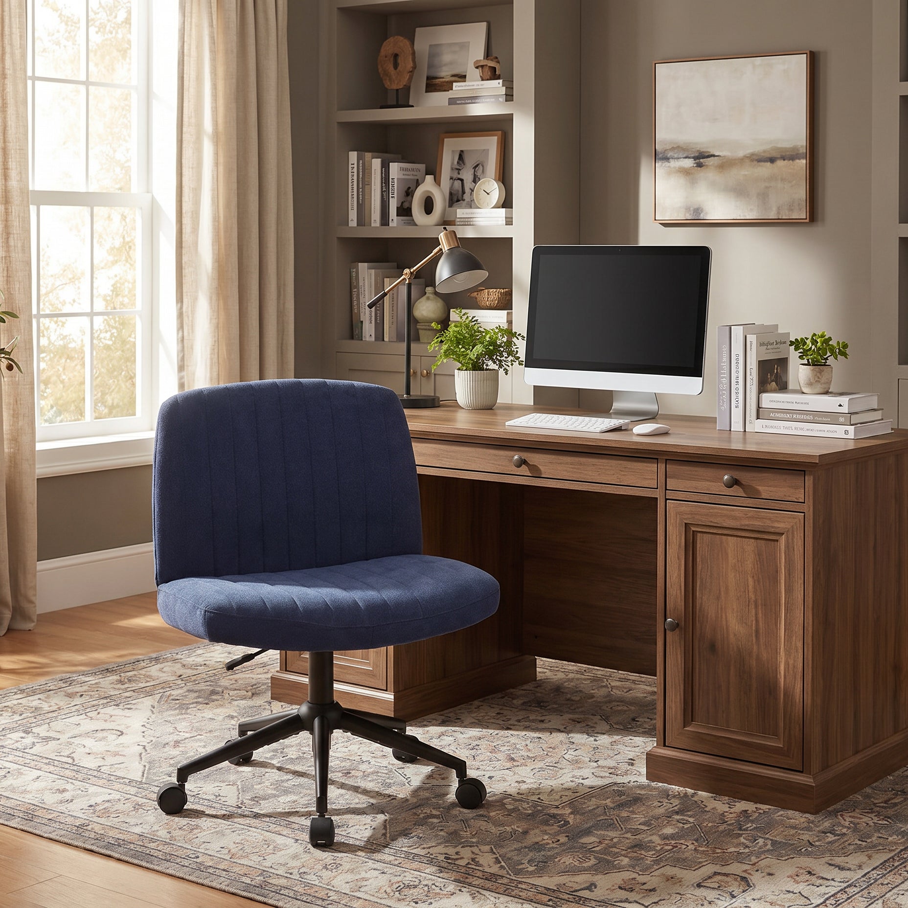 Milton QL-66H1-07 Starry Night Fabric Office Chair