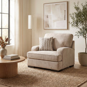 Ashley 5990223 High Profile Taupe Chair 1/2