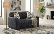 Ashley 9810535 Midnight Madness Gun Metal Loveseat