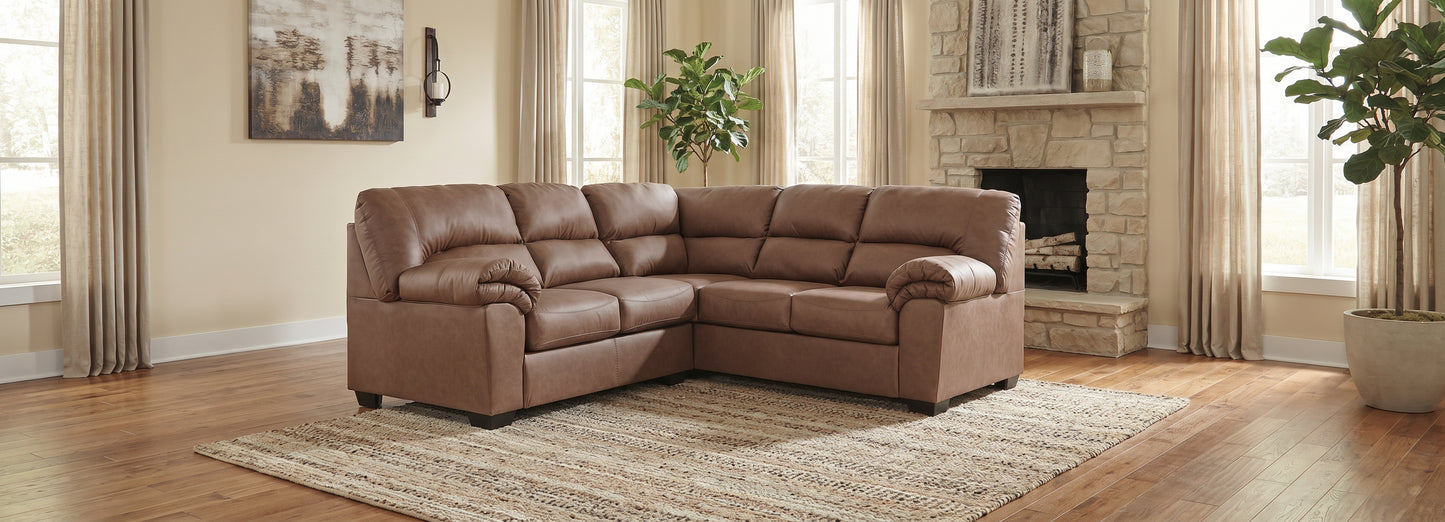 Ashley PC27704S1 WillowBend Caramel 2-Piece Sectional