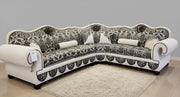 Cortez Macaria White Sectional
