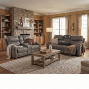 Milton 8306 Gray High Perfomance Manual Rocking Sofa Love Set